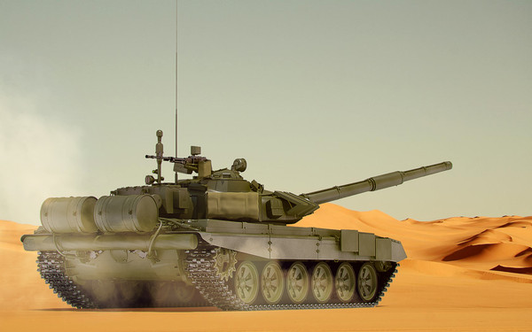 russian soviet battle tank 3d max - Russian Soviet Battle Tank T-90M Vladimir... by dimosbarbos
